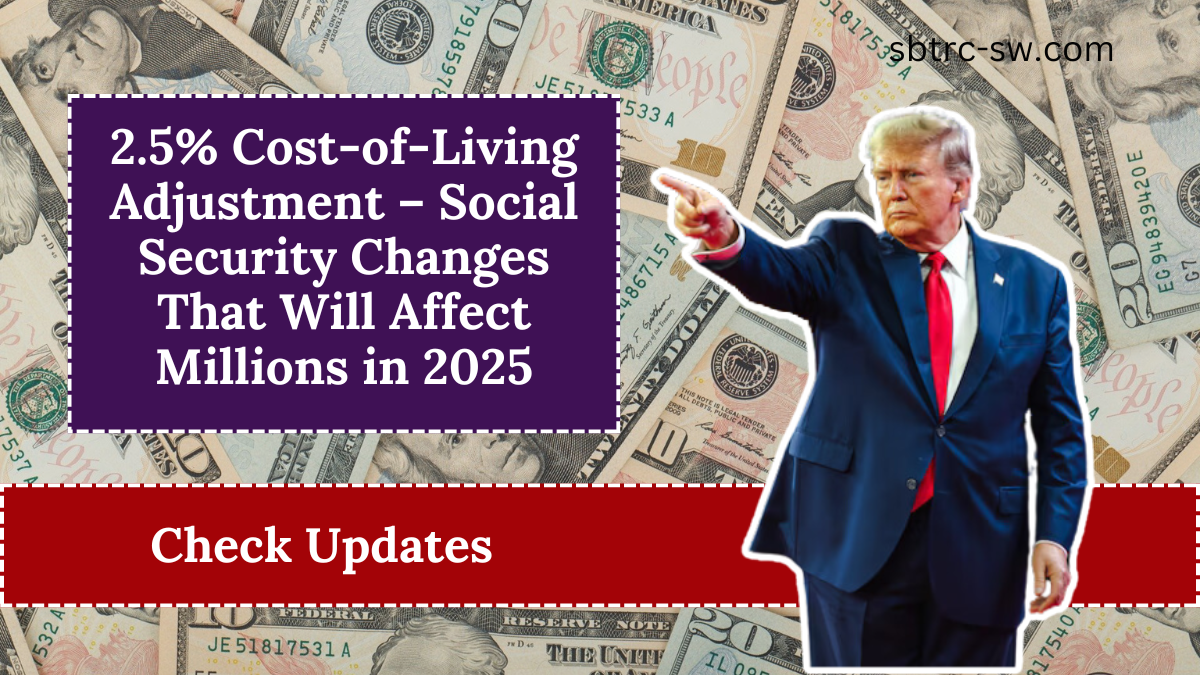 2.5% Cost-of-Living Adjustment – Social Security Changes That Will Affect Millions in 2025