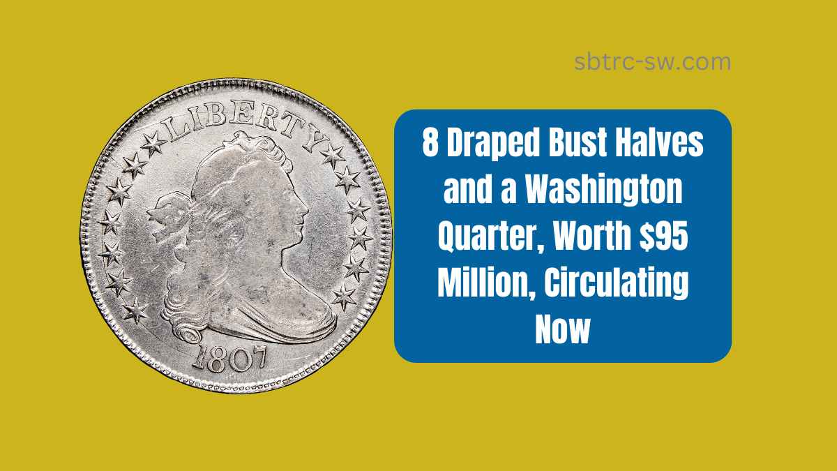 8 Draped Bust Halves and a Washington Quarter, Worth $95 Million, Circulating Now